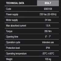 Barrier tự động Beninca EVA7