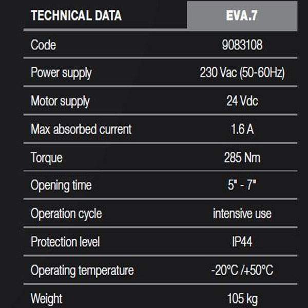 Barrier tự động Beninca EVA7