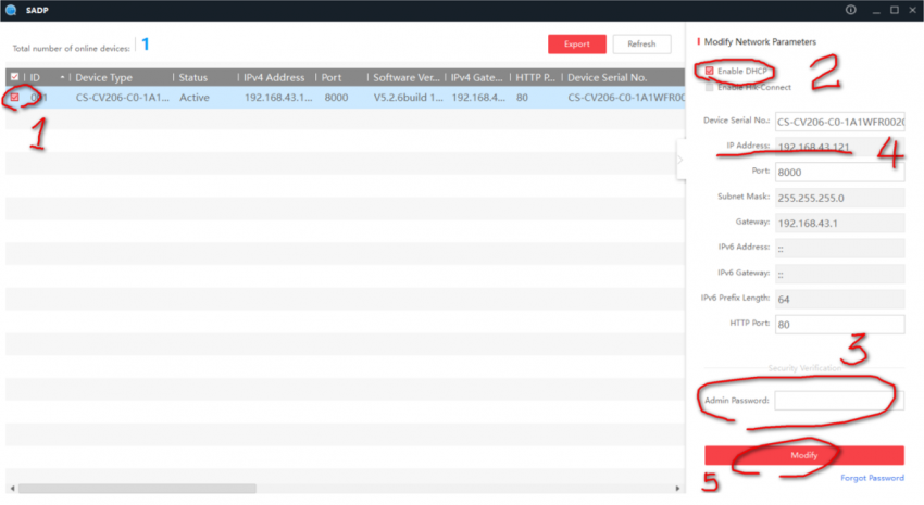 1911 caidatiptinhchocameraezviz