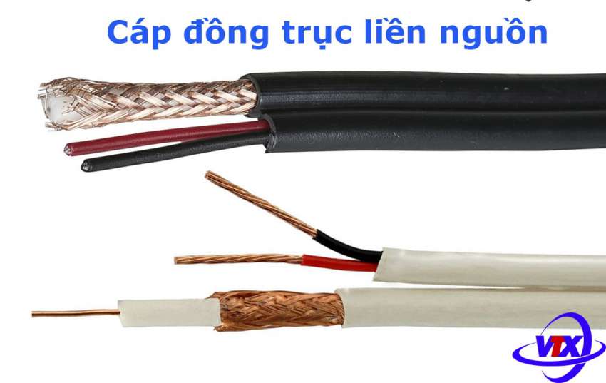 Cáp đồng trục liền nguồn