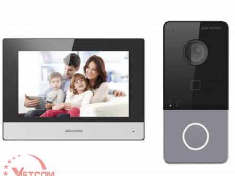 Chuông cửa có hình Hikvision IP(DS-KV6113-WPE1(B)-DS-KH6320-TE1)